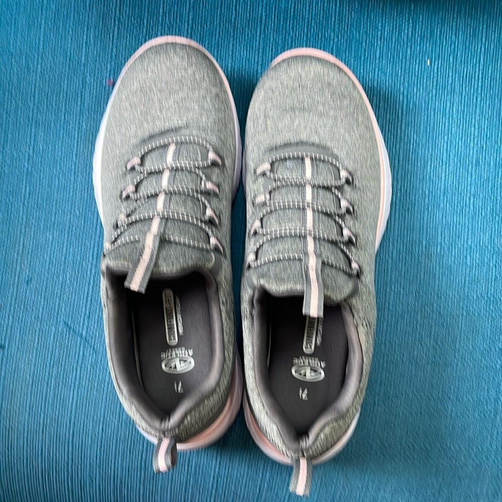 Athletic Works Gray and Pink Women's Athletic Shoes